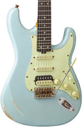 Elektrische gitaar in str-vorm Eko Original Aire Relic - Daphne blue