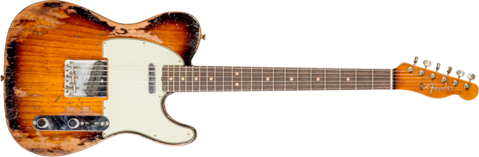 Fender Custom Shop 1963 Telecaster #R136206 - Super heavy relic 2-color sunburst