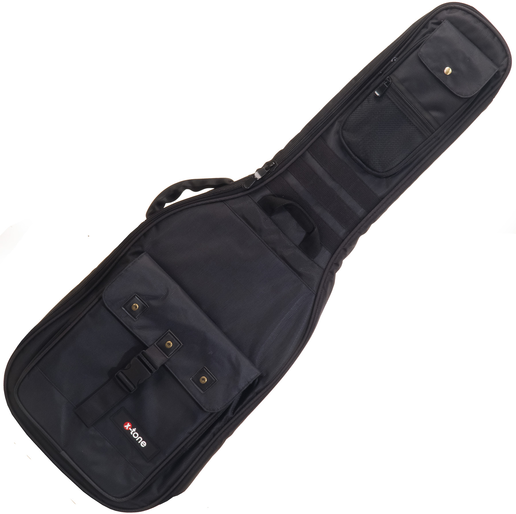 X-tone 2020 Ele-bk Light Deluxe Electric Guitar Bag Black (2083) - Tas voor Elektrische Gitaar - Main picture